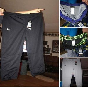 Two pair XL under armor softball pants for ladies